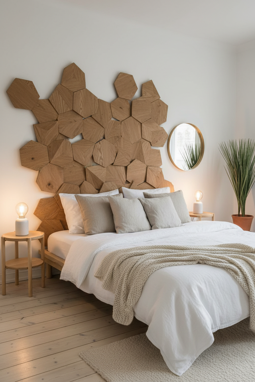 Painel Vertical Quarto Minimalista